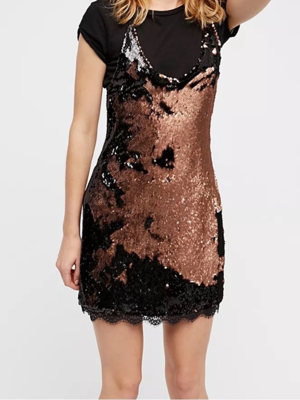 INTIMATELY FREE PEOPLE ‘Seeing
Double’ Changeable Sequin Slip Dress - Picture 2 of 15